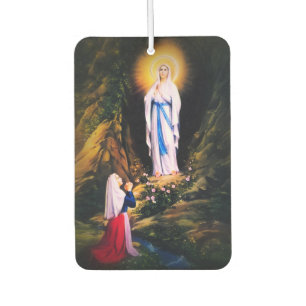 Désodorisant Pour Voiture Notre Dame de Lourdes