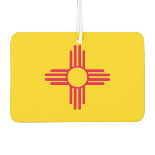 Désodorisant Pour Voiture Nouveau-Mexique État Drapeau