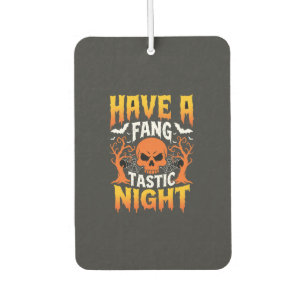 Désodorisant Pour Voiture Nuit Fang-Tastique Halloween Crâne et Chauves-sour
