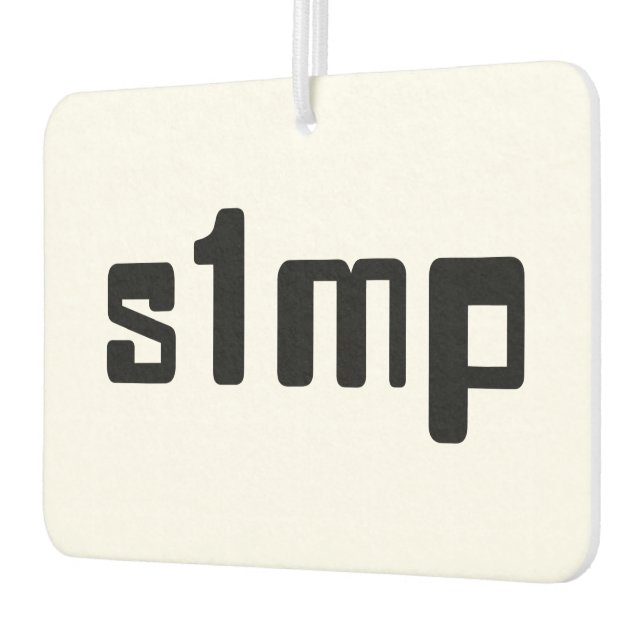 Désodorisant Pour Voiture Numéro Un Simp (Gauche)