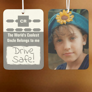 Désodorisant Pour Voiture Oncle cool ajouter une photo conduire en sécurité