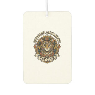 Désodorisant Pour Voiture Ornement baroque Chat Cadeau amateur de chat - Orn