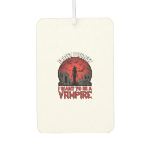 Désodorisant Pour Voiture Oublier Princesse Veut être Vampire Halloween_1