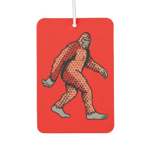 Désodorisant Pour Voiture Panneau Pop Art de créature de la forêt de la band