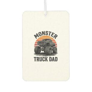 Désodorisant Pour Voiture Papa camion monstre graphique vintage tout terrain
