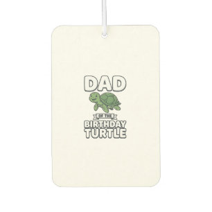 Désodorisant Pour Voiture Papa de la tortue d'anniversaire Création drôle de