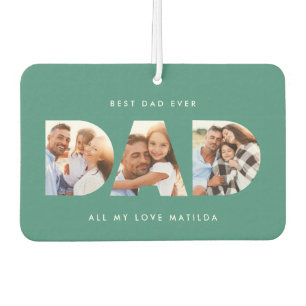 Désodorisant Pour Voiture Papa photo typographie moderne cadeau enfant