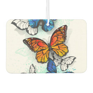 Désodorisant Pour Voiture Papillons volants Morpho et Monarch