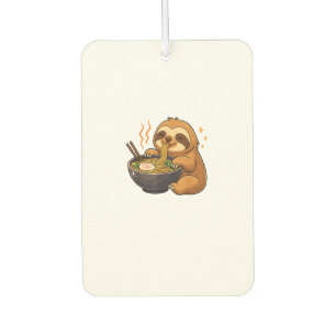 Désodorisant Pour Voiture Paresseux avec nouilles Ramen Kawaii Paresseux T-S