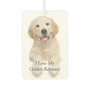 Désodorisant Pour Voiture Parfum d'ambiance/golden retriever de coeur