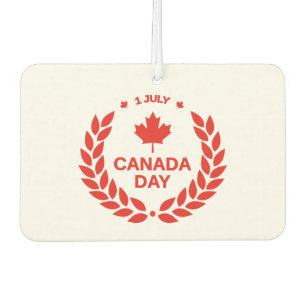 Désodorisant Pour Voiture Parfum pour voiture couronne de la Fête du Canada