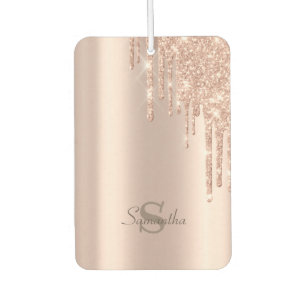 Désodorisant Pour Voiture Parties scintillant rose Gold