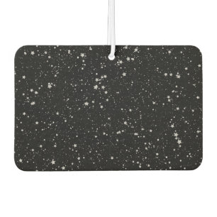 Désodorisant Pour Voiture Parties scintillant Stars2 - Noir argenté