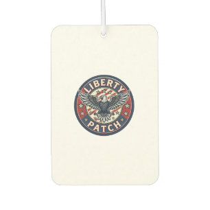 Désodorisant Pour Voiture Patch de liberté patriotique Broderie