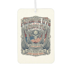 Désodorisant Pour Voiture Patriotique 1776 Hors Route Crâne Monster Truck Lo
