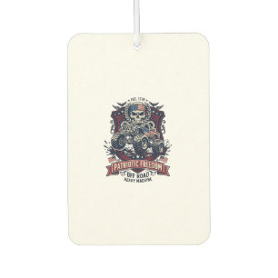 Désodorisant Pour Voiture Patriotique 1776 Hors Route Crâne Monster Truck Lo