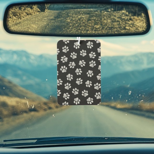 Désodorisant Pour Voiture Patrouilles de Doodle, Paws de Chien, Paws Blanche (Créateur téléchargé)