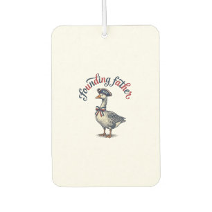Désodorisant Pour Voiture Père fondateur Goose Vintage Chemise patriotique D