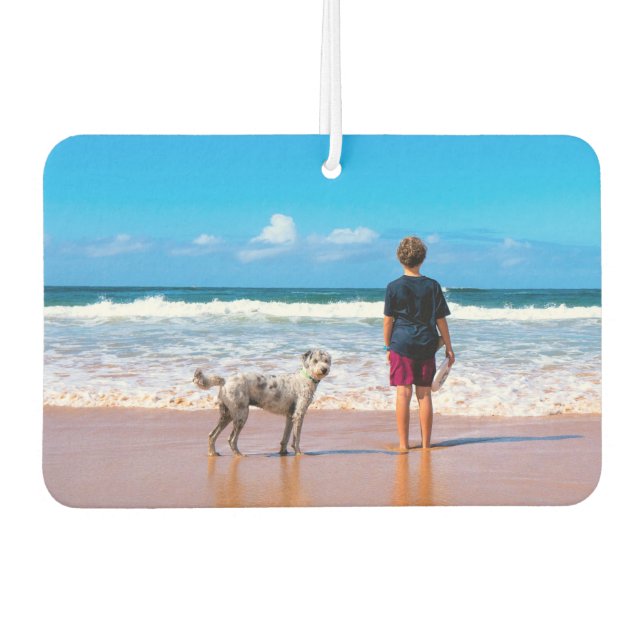 Désodorisant Pour Voiture Personnalisé Personnalisé Votre Animal Photo Fresh (Devant)