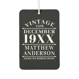 Désodorisant Pour Voiture Personnalisé Vintage à la perfection