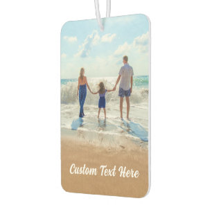 Désodorisant Pour Voiture Personnalisé Votre Photo Air Freshener Texte Perso