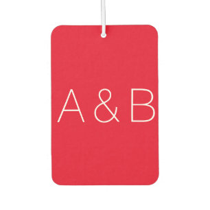 Désodorisant Pour Voiture Personnaliser, personnaliser alphabet premier mono