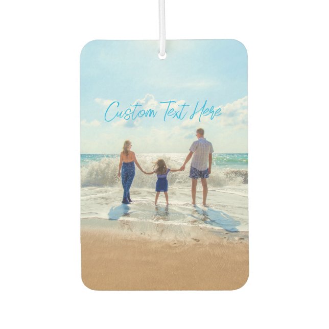 Désodorisant Pour Voiture Personnalisez votre photo Air Freshener avec du te (Devant)