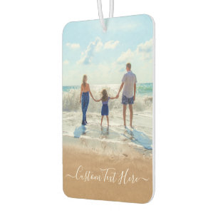 Désodorisant Pour Voiture Personnalisez votre photo Air Freshener avec du te