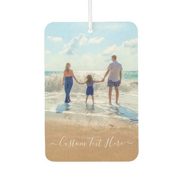 Désodorisant Pour Voiture Personnalisez votre photo Air Freshener avec du te (Devant)