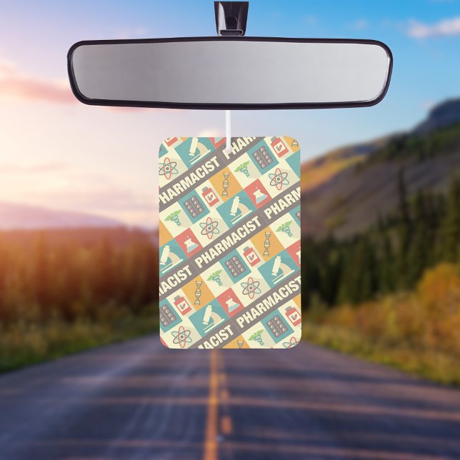 Désodorisant Pour Voiture Pharmacien Professionnel Iconique Conçu (Créateur téléchargé)