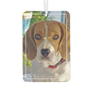 Désodorisant Pour Voiture Photo Air Freshener avec texte - HAMbyWG