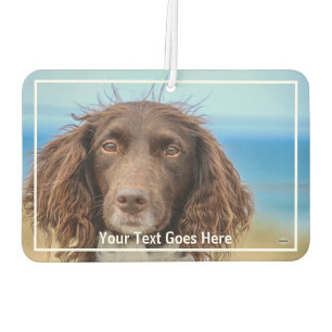 Désodorisant Pour Voiture Photo Air Freshener avec texte - HAMbyWG