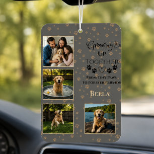 Désodorisant Pour Voiture Photo de chien personnalisée