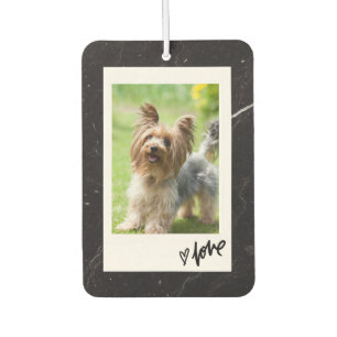 Désodorisant Pour Voiture Photo de compagnie personnalisable Amour esthétiqu