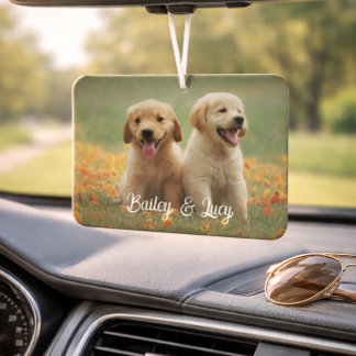 Désodorisant Pour Voiture Photo de compagnie personnalisable avec texte de n