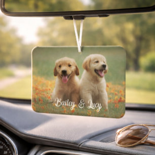 Désodorisant Pour Voiture Photo de compagnie personnalisable avec texte de n