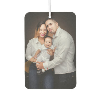 Désodorisant Pour Voiture Photo de famille recto-verso personnalisée voiture