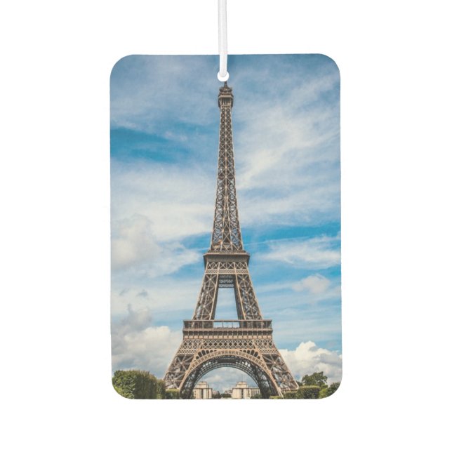 Désodorisant Pour Voiture Photo de la tour Eiffel (Devant)