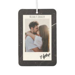 Désodorisant Pour Voiture Photo et noms personnalisables, Saint-Valentin noi