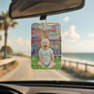Désodorisant Pour Voiture Photo personnalisé double face