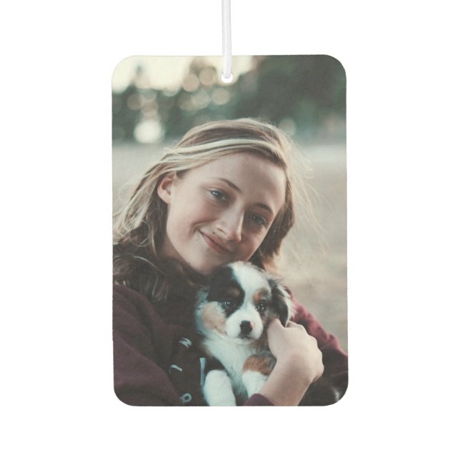Désodorisant Pour Voiture Photo personnalisée à deux faces Air Freshener (Devant)