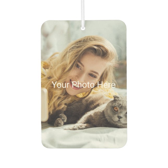 Désodorisant Pour Voiture Photo personnalisée Air Freshener (Devant)