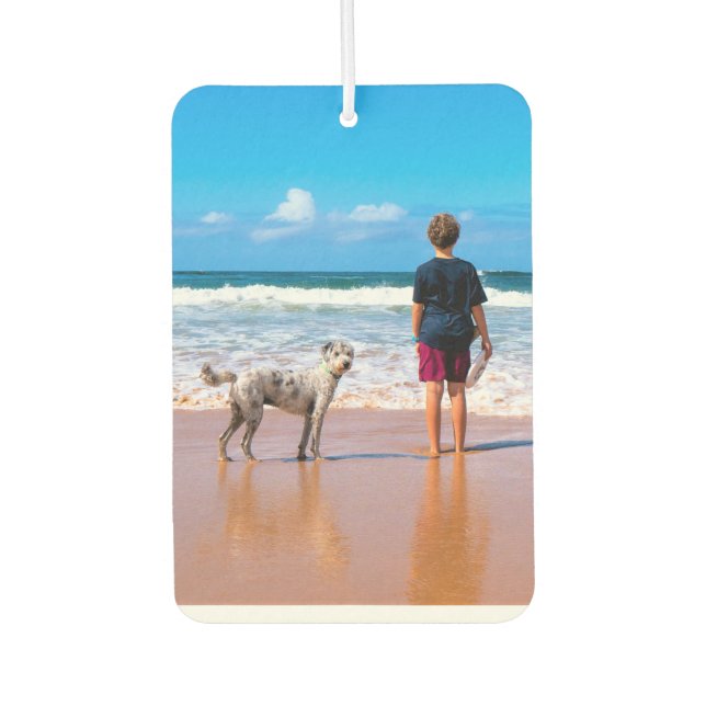 Désodorisant Pour Voiture Photo personnalisée Air Freshener Vos Photos Desig (Devant)
