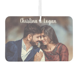 Désodorisant Pour Voiture Photo personnalisée Coeur en forme personnalisée