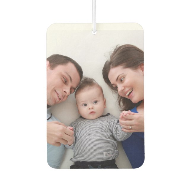 Désodorisant Pour Voiture Photo personnalisée couleur complète (Devant)