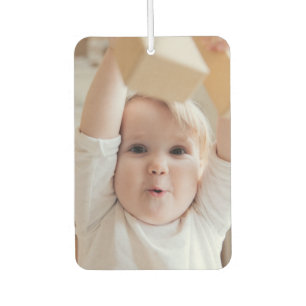 Désodorisant Pour Voiture photo personnalisée et nom Happy fête des pères
