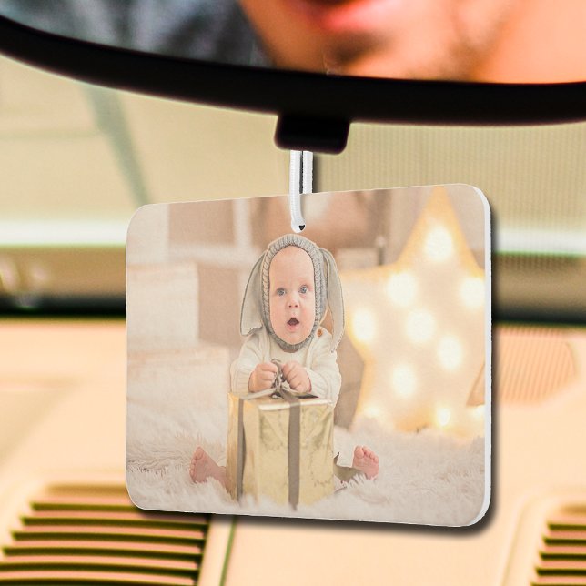 Désodorisant Pour Voiture Photo personnalisée personnalisée (Create a custom auto air freshener by uploading your favorite photo, choose your scent, too.)