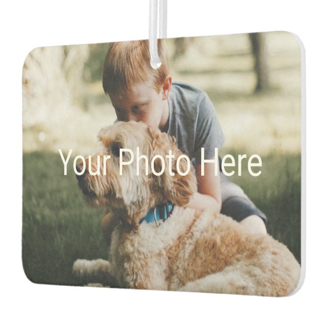 Désodorisant Pour Voiture Photo personnalisée personnalisée (Gauche)