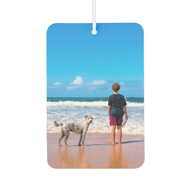 Désodorisant Pour Voiture Photo personnalisée Voiture Air Freshener (Devant)