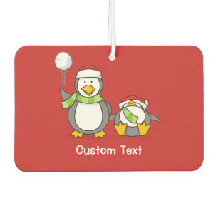 Désodorisant Pour Voiture Pingouins de Noël